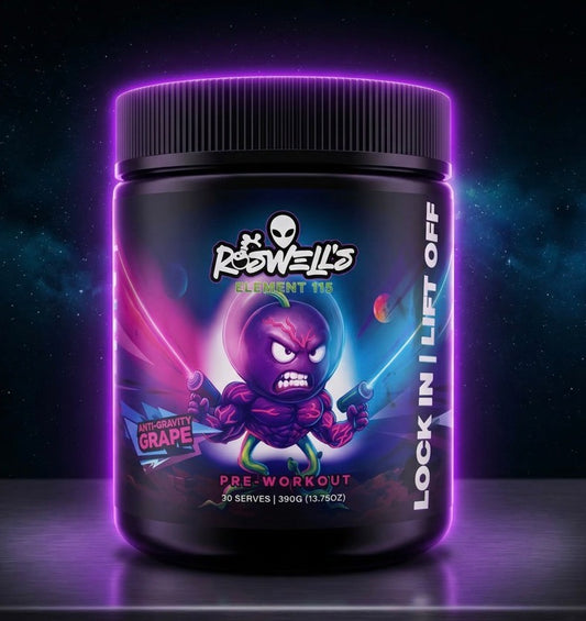Element 115 Pre-Workout. Anti Gravity Grape flavour