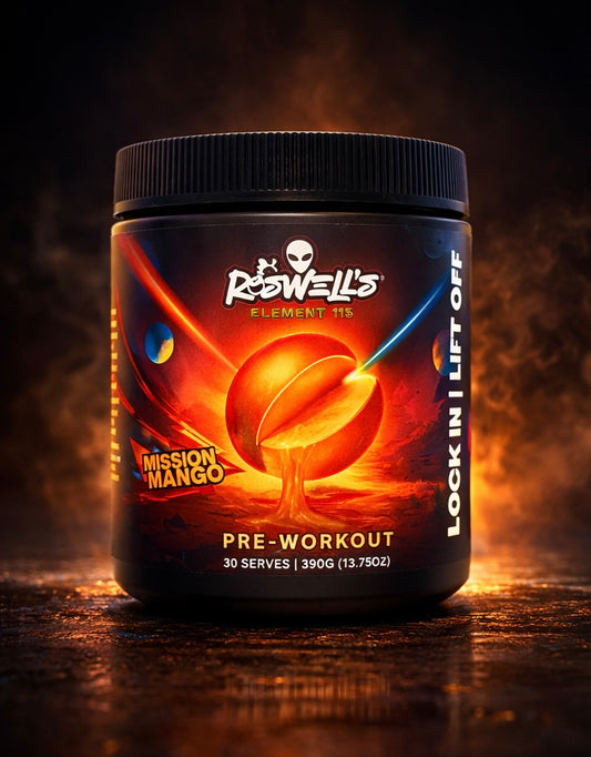 Element 115 Pre-Workout. Mission Mango flavour